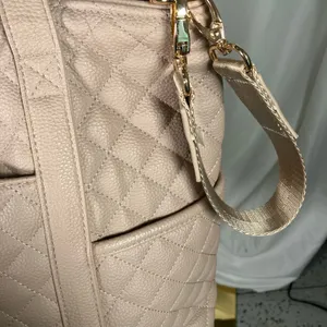 DD Bird The Taupe Leather‎ Nash With Changing Pad Diaper Bag Luxury Shoulder thumbnail 5