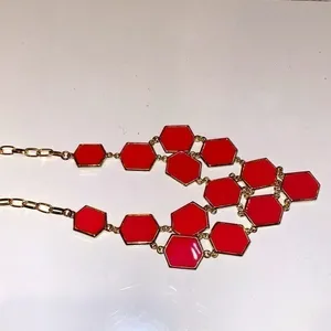 Amrita Singh Fushia Noah’s ark statement necklace. NWT. thumbnail 4