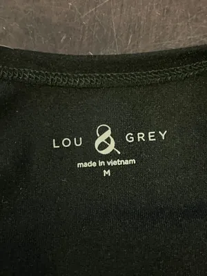 Lou & Grey Dress Womens Medium Black Olive Colorblock Maxi Sleeveless Tank thumbnail 10