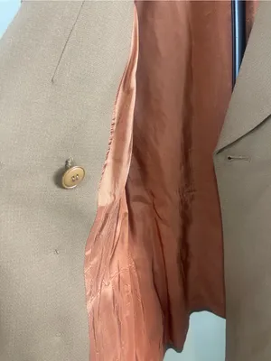 Kasper Double-Breasted Blazer Jacket - Camel Brown thumbnail 4