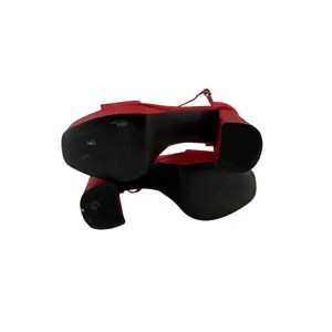 Madden Girl Omega Fashion Heel Red Satin Womens 6 thumbnail 8