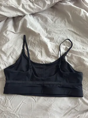 Black Nike Sports Bra Dri-Fit Medium thumbnail 4