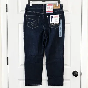 Seven7 Tummyless Jeans Women 10 Dark Wash High Rise Slim Straight NWT thumbnail 2