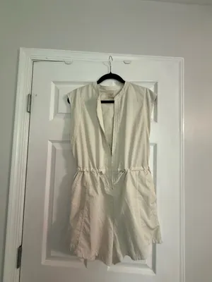 CALIA Soft Utility Romper Unbleached Medium thumbnail 2