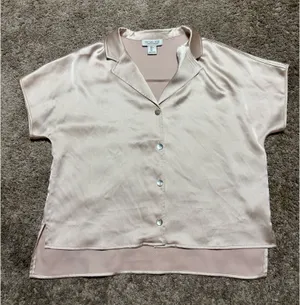 Satin Gold Blouse Rachel Zoe thumbnail 1