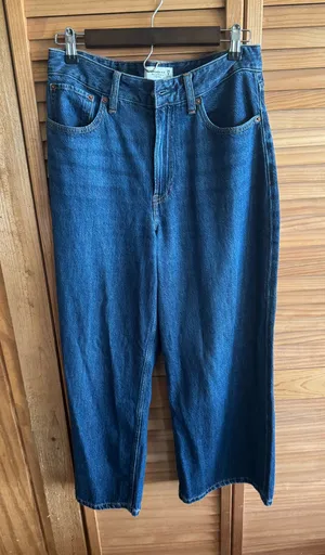 Abercrombie the Crop Wide Leg High Rise Curve Love thumbnail 1