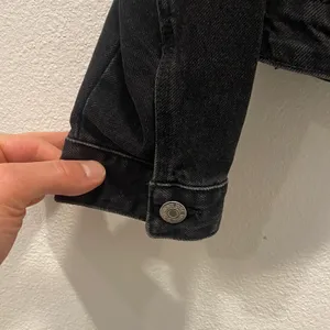 Zara Black Denim Jacket - Small thumbnail 9