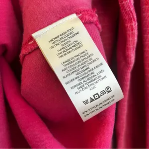 We the Free People Soul Sing Oversized Pink Long Sleeve Tee/Top Size XS thumbnail 13