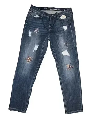 People’s liberation sequin star jeans Blue Size undefined thumbnail 1