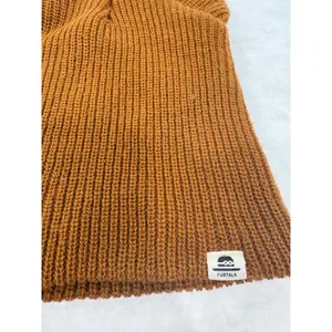 FURTALK Brown Bear Ear Knit Beanie Hat‎ Womens Ribbed Acrylic Winter Cap thumbnail 3