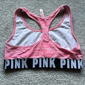 PINK by Victoria’s Secret Pink Heathered Sports Bra thumbnail 2