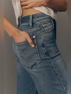7 For All Mankind Ultra Hi Rise Wide Leg Jo Petite New With Tags Sea Level 28 thumbnail 3
