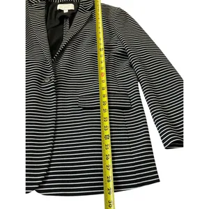 Hugo Boss Black Striped Blazer Women Size 14 | 53-2 thumbnail 7