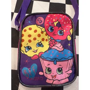Shopkins Girls Crossbody Bag Purple Pink Kooky Cookie Dlish Donut BFF XOXO Small thumbnail 2