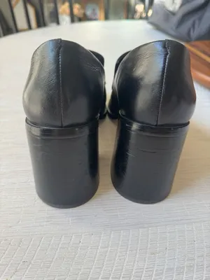 Vince Camuto Women's Segellis Block-Heel Tailored Loafers Black Size 10 thumbnail 5