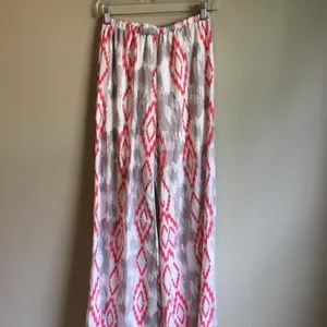 Peach Love‎ cream California small flowy pants thumbnail 5