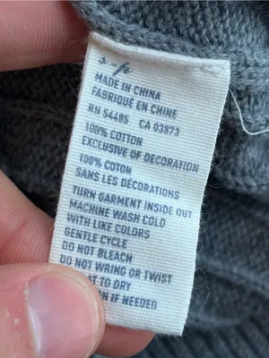 American Eagle y2k 90s 2000s grey long sleeve cable knit sweater size small thumbnail 10