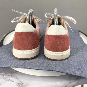 Dansko‎ Josey Sneaker Womens 40 Blush Pink Suede Lace Up Low Top Colorblock thumbnail 4