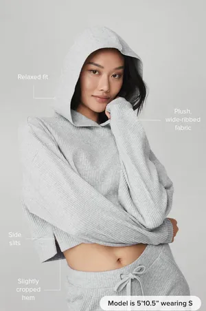 Alo Muse Hoodie Athletic Heather Grey thumbnail 2