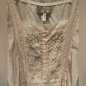 Cute Light Pink Glam Vintage Soul Dress In Size L thumbnail 3