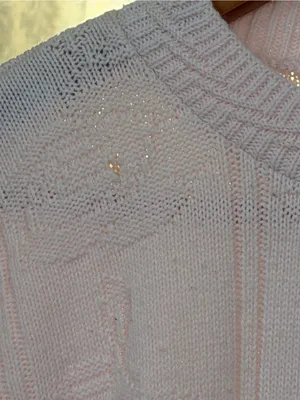 Adele pink sweater with textured knit L pattern #knitwear #textured Size L thumbnail 5