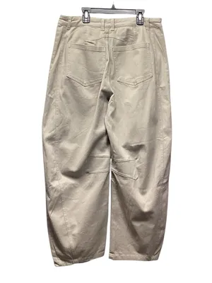 Rae Mode cotton twill barrel ankle pants Tan size Large thumbnail 5
