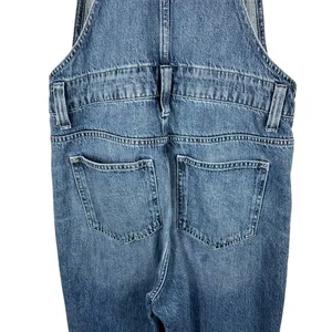 Madewell‎ Straight-Leg Jean Overalls XXS Hickory Wash Faded Denim Cropped Length thumbnail 12