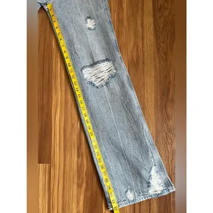 Playboy × PacSun Distressed Baggy Wide Leg Jeans Light Wash Size 23 thumbnail 7