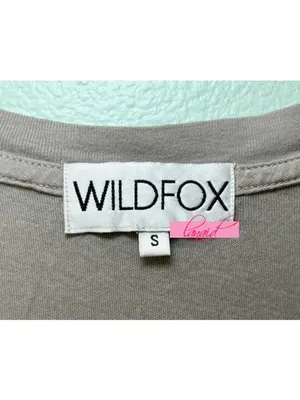 Wildfox Hippie V-Neck Skull Feathers Skeleton Short Sleeve A-Line Edgy T-Shirt S thumbnail 4