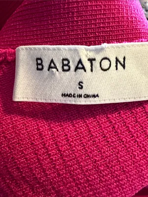 ARITZIA Babaton Sculpt Knit Criss Cross‎ Cropped Tank Size Small Pink NWT thumbnail 5