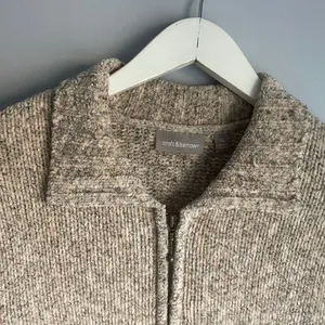 Croft & Barrow Y2K Cream Beige Chenille Sweater Knit‎ Zip Up Cozy Heritage XL thumbnail 4