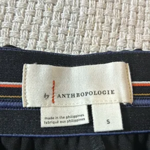 Anthropologie Black Pintuck Ankle Zip Leggings Slim Pants‎ Small NWT thumbnail 6