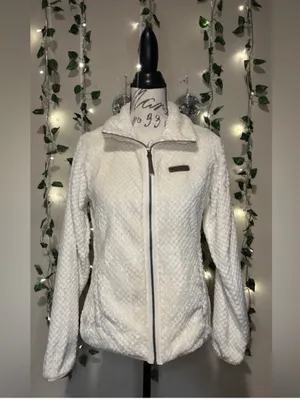 Columbia Fireside Sherpa Fleece Jacket in chalk cream S thumbnail 5