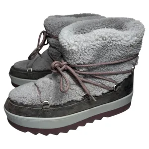 COUGAR Women’s Size 9 Gray Verity Shearling Waterproof Cold Weather Boots thumbnail 1
