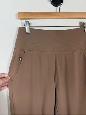Athleta Venice High Rise Jogger Pant Brown Athleisure Travel Size Small thumbnail 3
