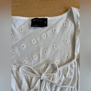 ASOS White Floral Embroidered Top thumbnail 4