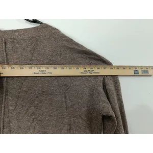 Lucky Brand Women's Sweater Slouchy V-Neck Cardigan Grandpa Brown Size XL NWOT thumbnail 5