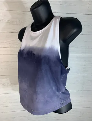 Athleta crop workout tank size medium thumbnail 2