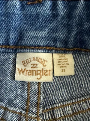BILLABONG x Wrangler Womens High Rise Denim Shorts Size 25 thumbnail 3
