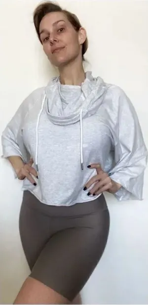 Namastetics Hoodie NEW Athleisure XL Grey Gym Relaxed Fit thumbnail 1
