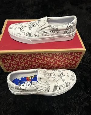 VANS white u-color u-paint slip on shoes sneakers women’s 7 new thumbnail 8