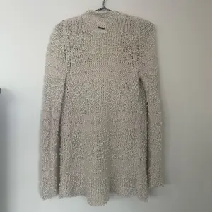 Billabong Designers Closet Womens Small Cozy Cardigan Nobby Cream Sweater thumbnail 2