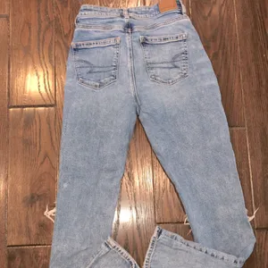 American eagle MOM jeans size 00 long distressed thumbnail 6