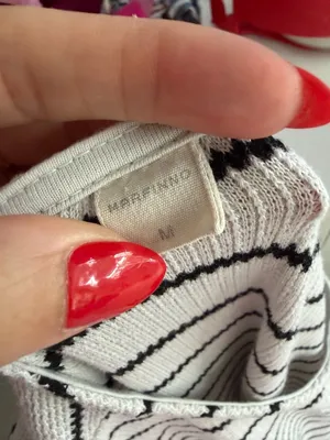 MARFINNO White Black Maxi Dress Size Medium thumbnail 2
