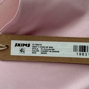 Skims Ultimate Deep V Plunge Pushup Bra Cherry Blossom Size 38DDD thumbnail 9