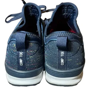 Skechers Womens Size 8 1/2 Work Shoes Steel Toe Safety Navy Blue Sneakers Safety thumbnail 4