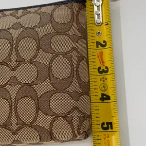 Coach Zip Top Crossbody Purse in Signature Canvas 91679 NWOT thumbnail 8