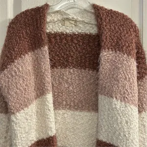 Altar'd State‎ Women's Striped Open Front Cardigan Sweater Size S/M thumbnail 3