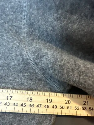 Vintage J.Crew Women M Wool Cotton Henley Sweater Made Italy Gray Academia thumbnail 5