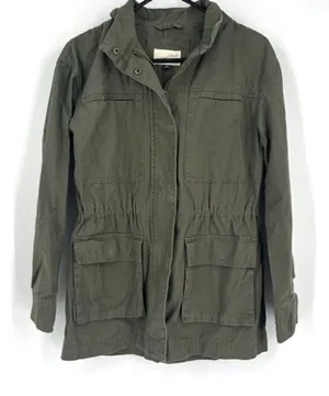 Universal Threads Olive Green hooded Utility jacket‎ XS women’s thumbnail 1